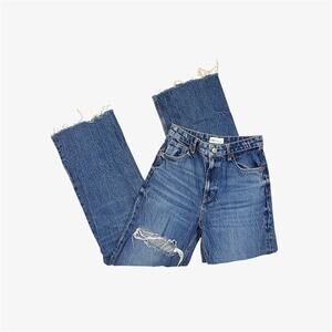 Zara Blue Flare & Wide Leg Jeans